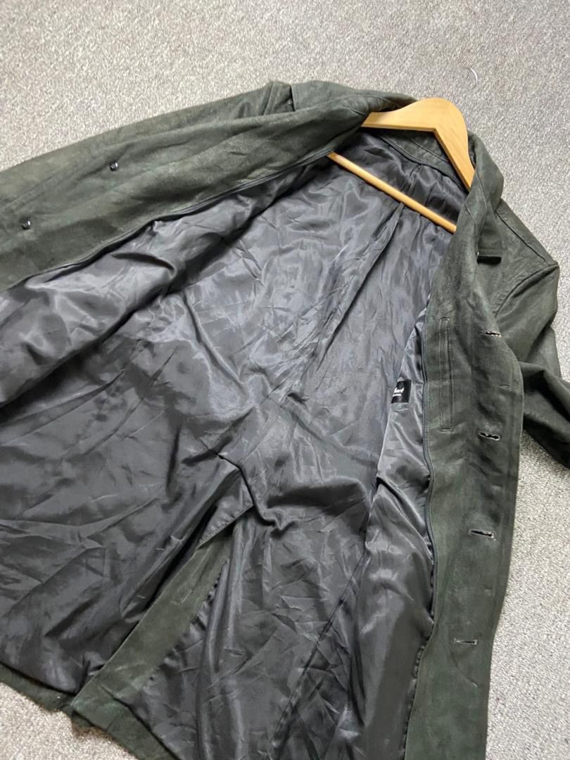 Tornado Mart Tornardo Mart Suede Trench Coat (197) Size US S / EU 44-46 / 1 - 6 Thumbnail