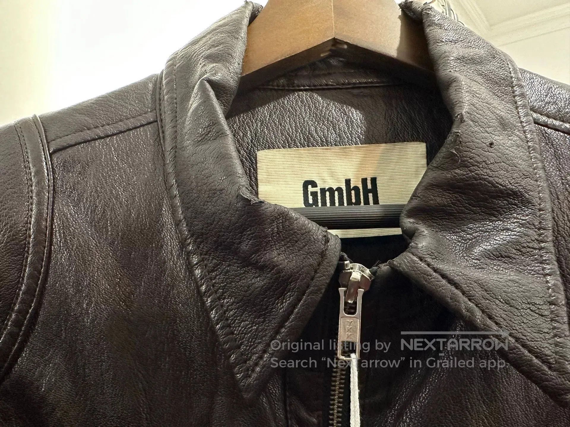 GmbH GMBH Runway Vintage Leather Jacket. Size US M / EU 48-50 / 2 - 4 Thumbnail