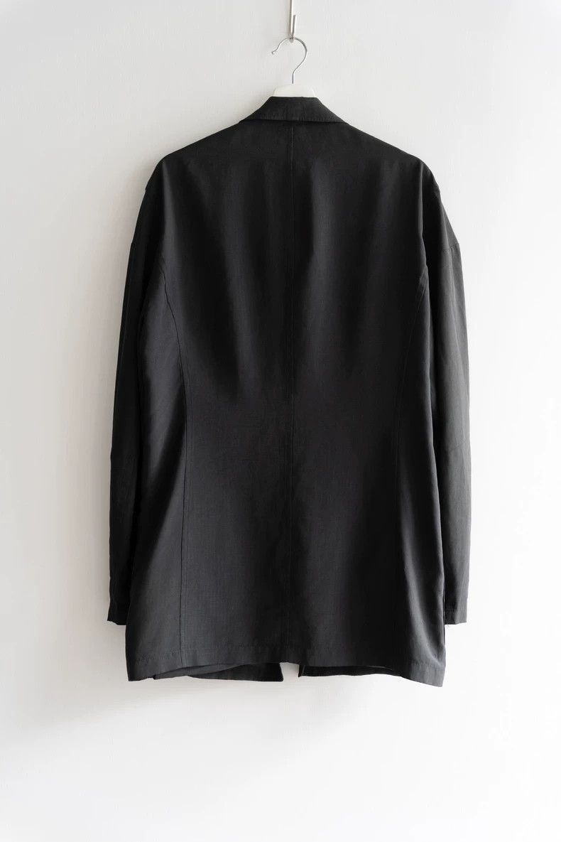 Yohji Yamamoto Yohji Yamamoto Yohji Yamamoto Black Acetate Jacket for Men Size US M / EU 48-50 / 2 - 2 Thumbnail