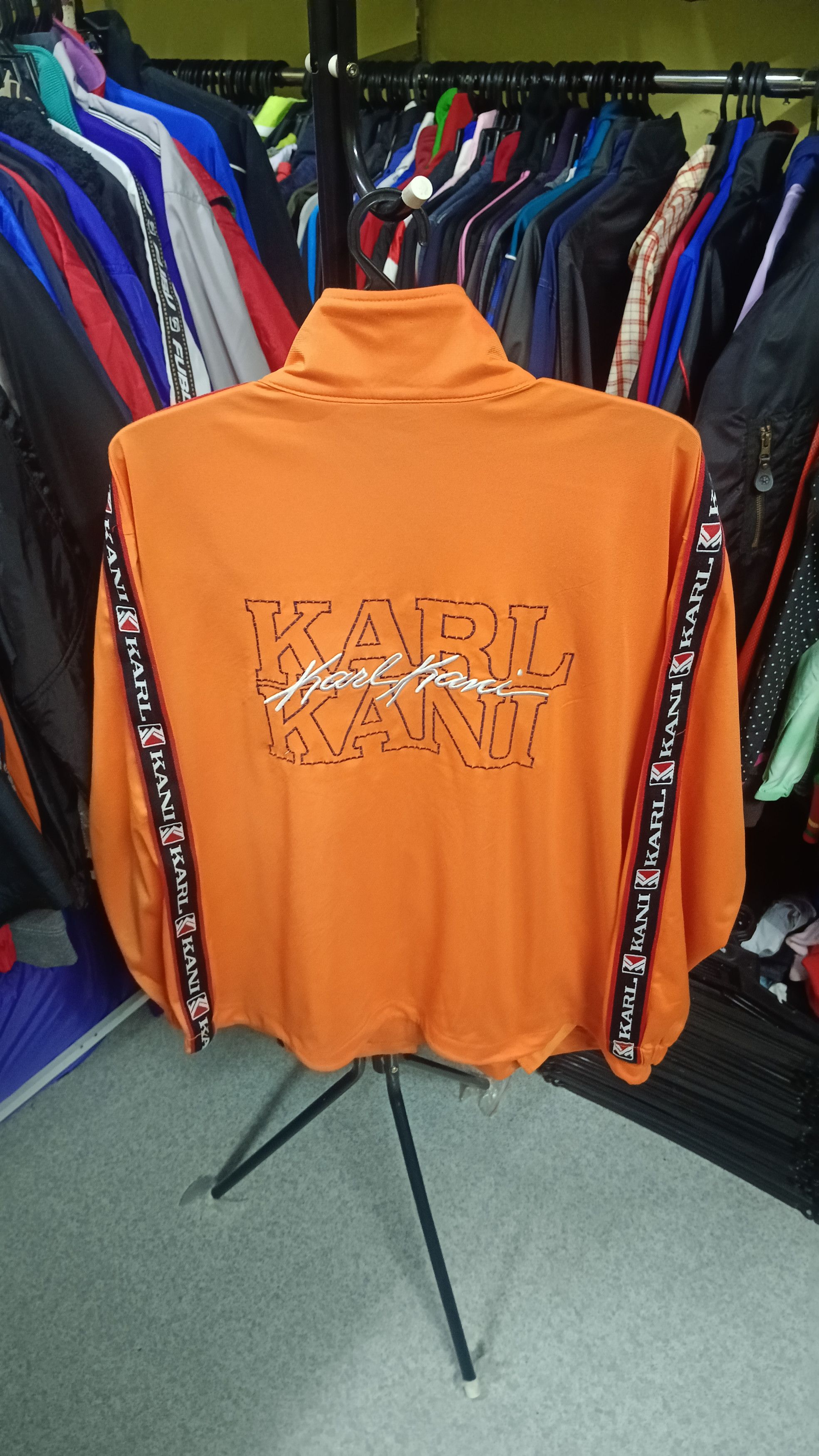 Karl Kani Vintage Karl Kani Side Tape Track Jacket Size US L / EU 52-54 / 3 - 3 Thumbnail