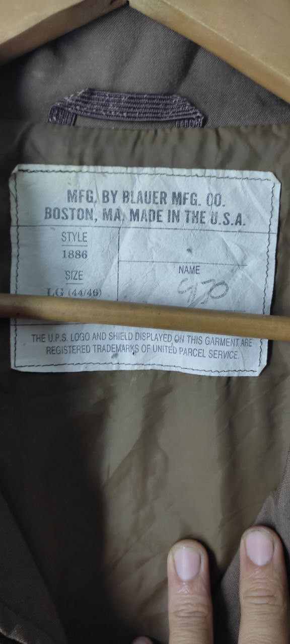 Vintage VINTAGE MFG BY BLAUER MFG.CO BOSTON ARMY JACKET Size US XL / EU 56 / 4 - 10 Thumbnail