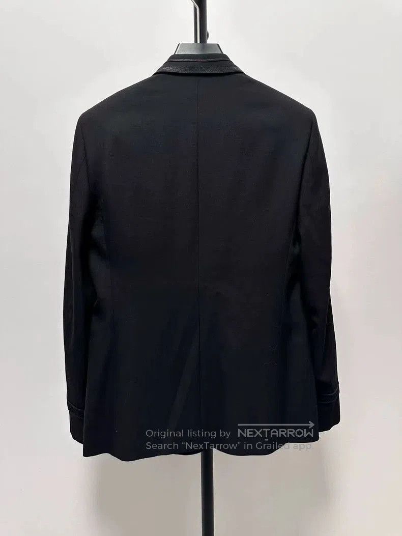 Saint Laurent Paris Saint Laurent Pure Black Court Blazer. Size US L / EU 52-54 / 3 - 2 Thumbnail