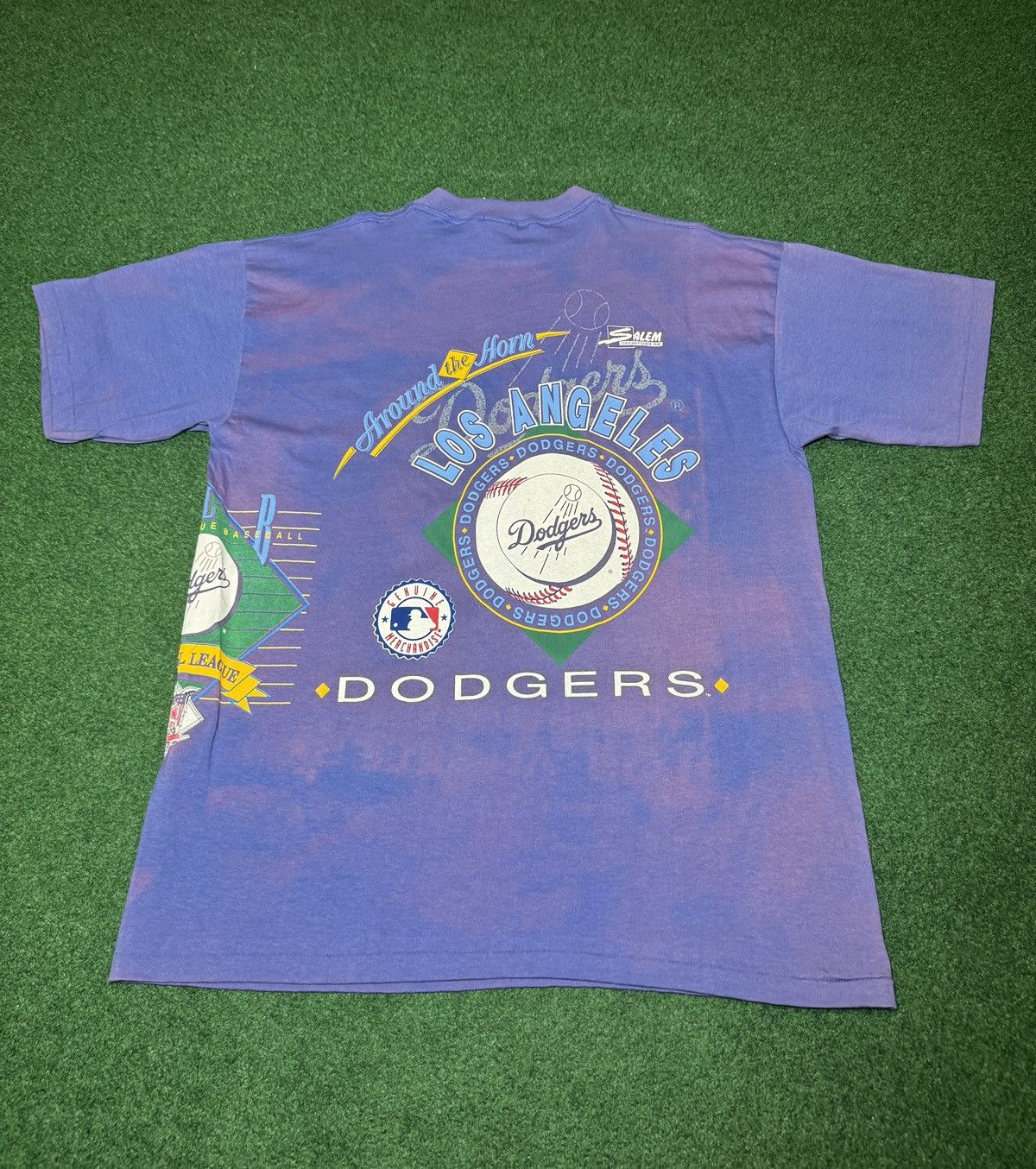 Salem Sportswear Los Angeles Dodgers LA MLB AOP Salem RARE 90s XL T Shirt Size US XL / EU 56 / 4 - 5 Thumbnail