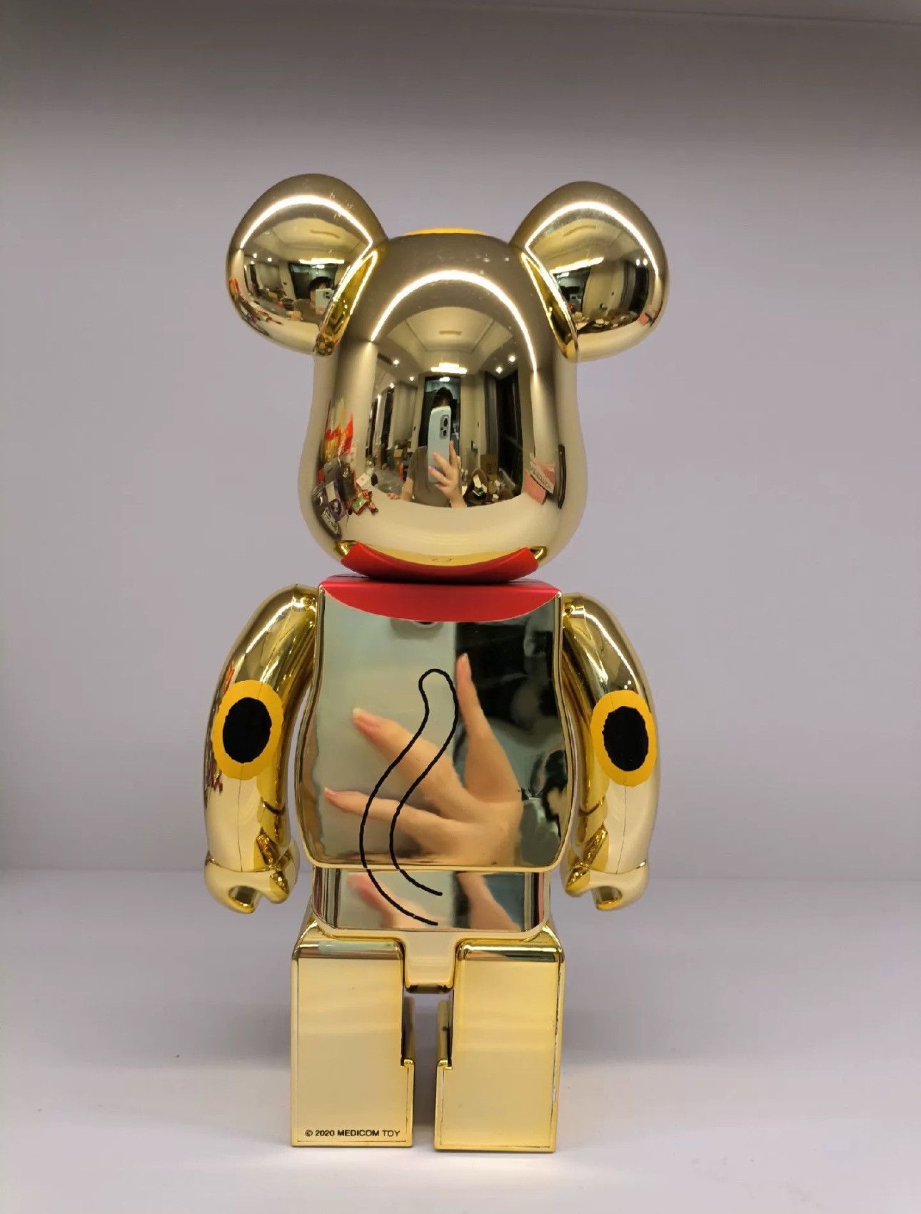 Japanese Brand Bearbrick Lucky Cat Money Luck Gold 400% Size ONE SIZE - 2 Thumbnail