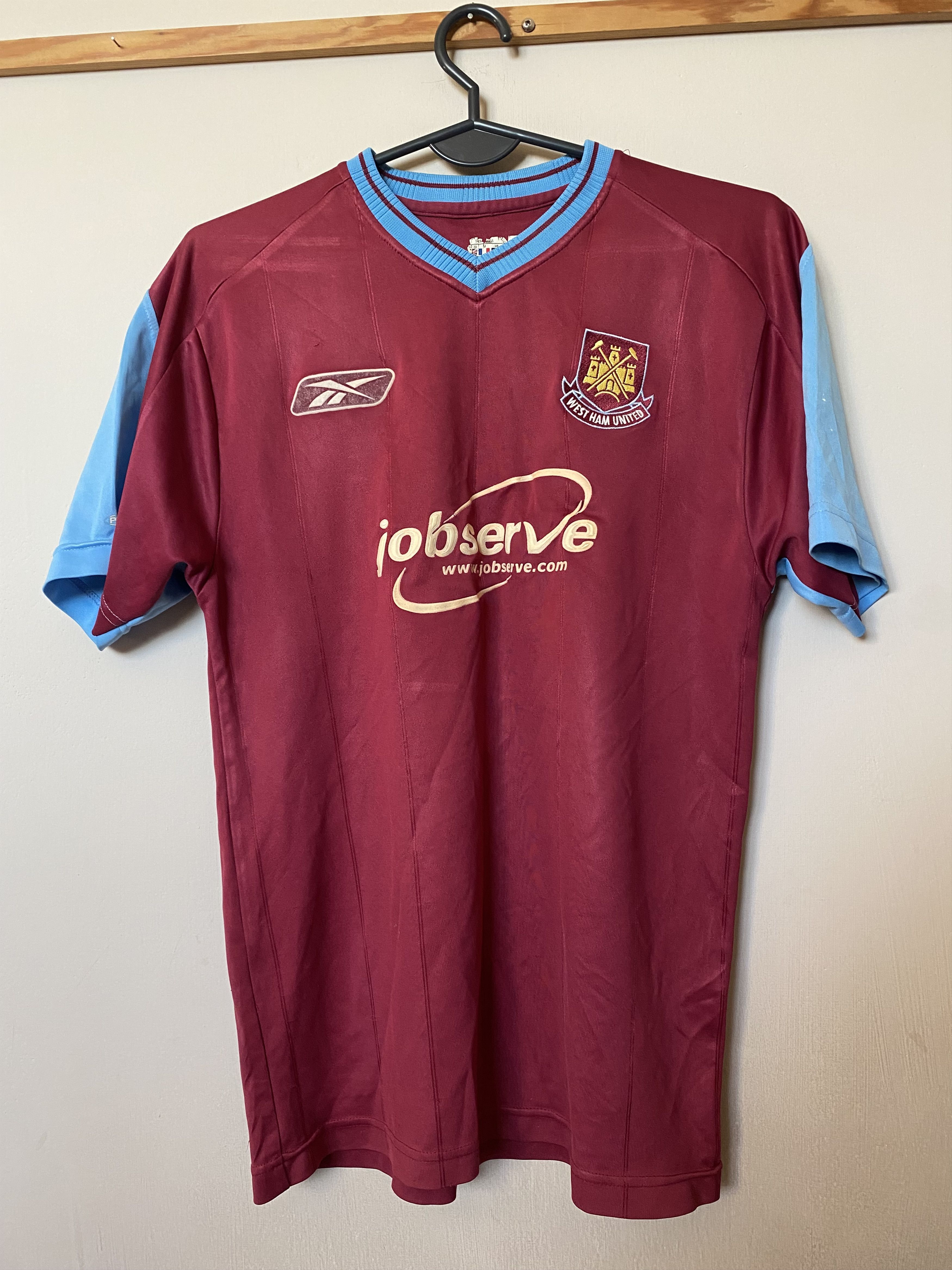 Reebok Vintage WEST HAM UNITED FC 2003 - 2005 - Reebok - S - UNIQUE Size US S / EU 44-46 / 1 - 1 Thumbnail