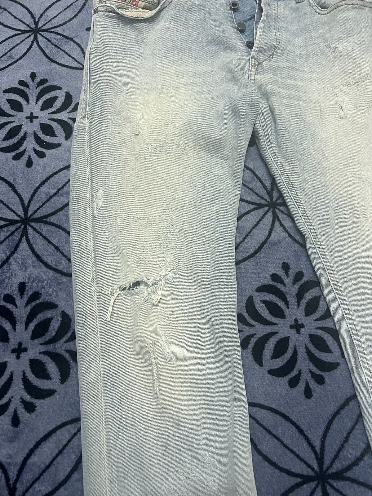 Diesel Diesel Industry - Distressed selvedge jeans Size US 31 - 4 Thumbnail