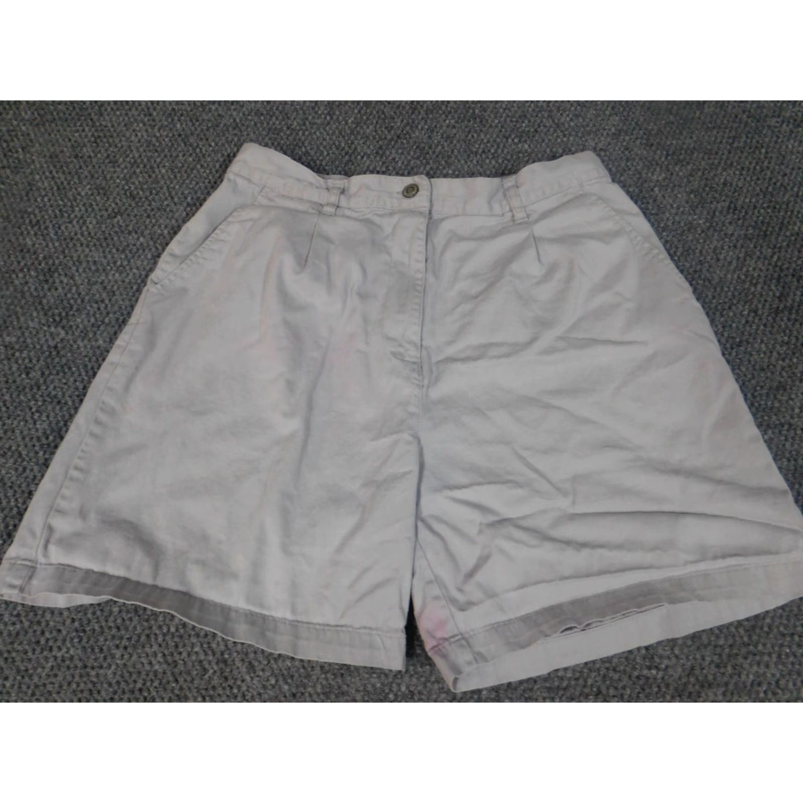 Bill Blass Bill Blass Womens Shorts 14 Chino Purple Flat Front Zip Casual Summer Classic Stretch Mens? Womens Size 24" / US 00 / IT 34 - 2 Thumbnail