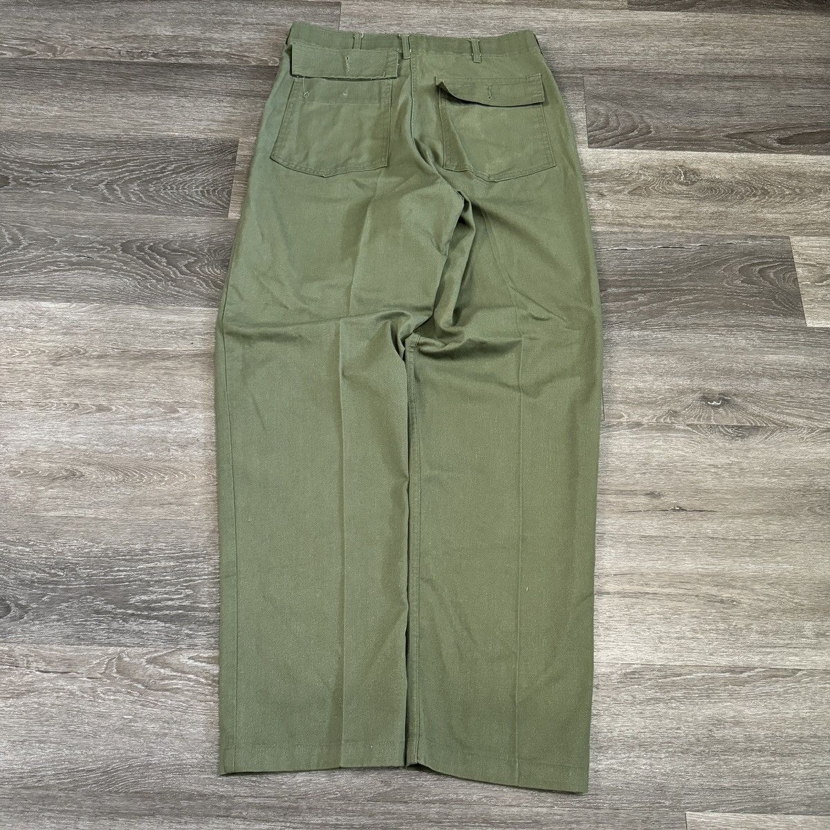 Vintage Vintage 70s military OG-107 wide leg front pocket pants Size US 33 - 2 Thumbnail