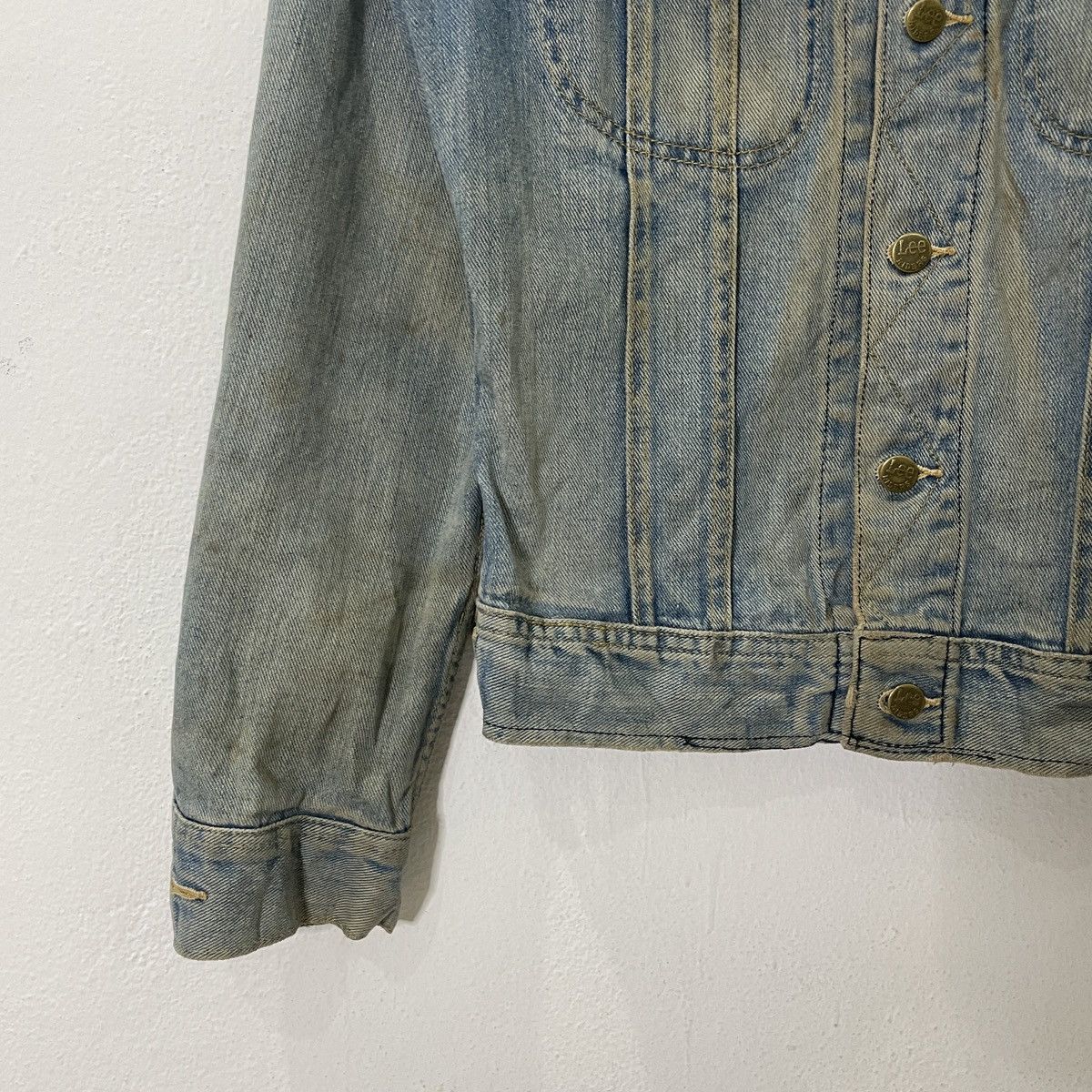 Japanese Brand × Lee Vintage 90s LEE Denim Jacket Size M / US 6-8 / IT 42-44 - 3 Thumbnail