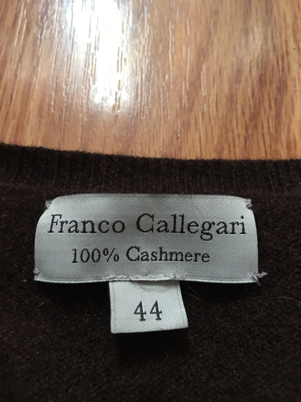 Designer Franco Callegari Cashmere Italy Womens Sweater Size EU 44 Size M / US 6-8 / IT 42-44 - 6 Thumbnail