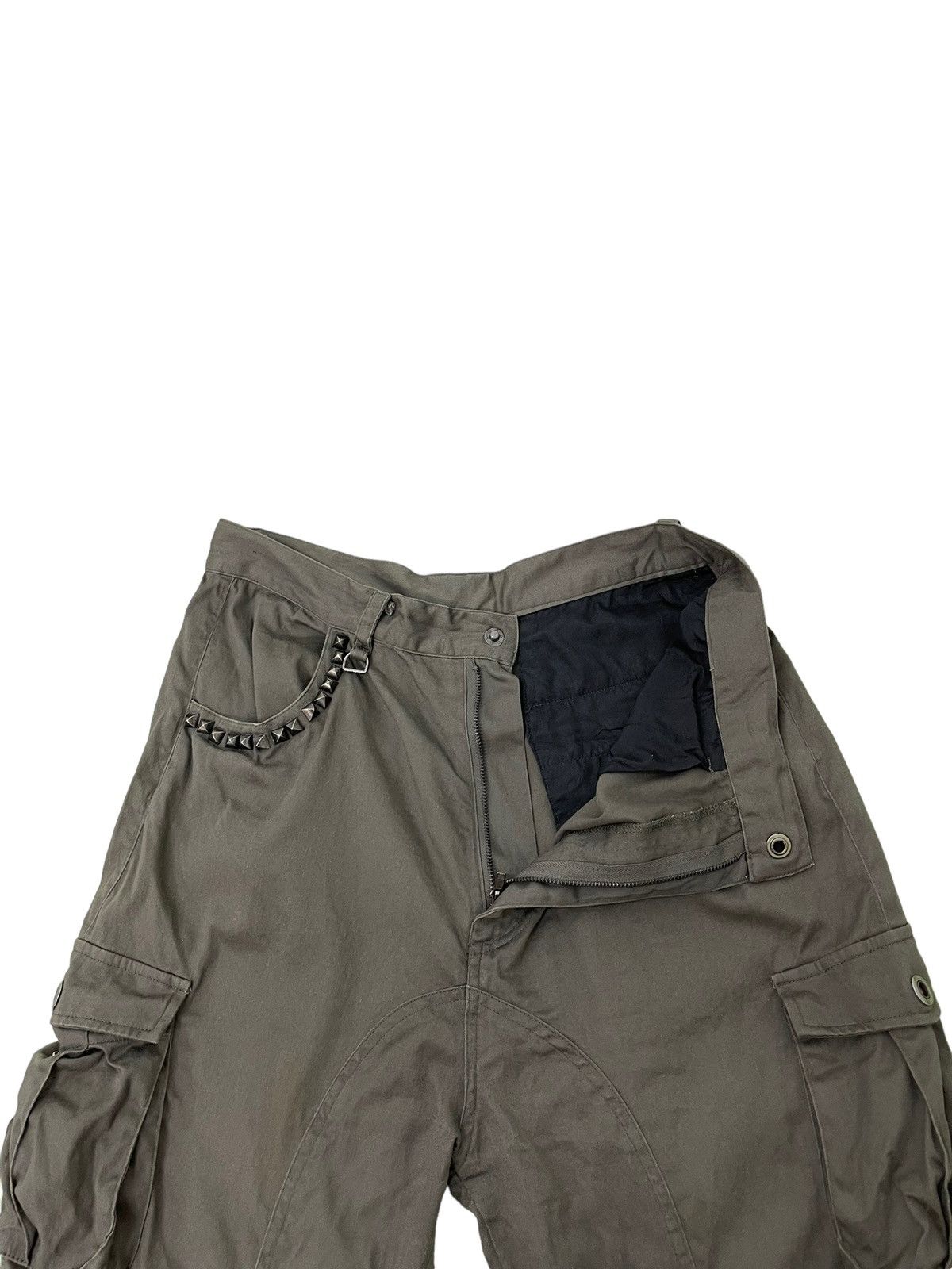 Japanese Brand Cargo Pant Black Baccara Stretch 6🟦9 Size US 31 - 8 Thumbnail