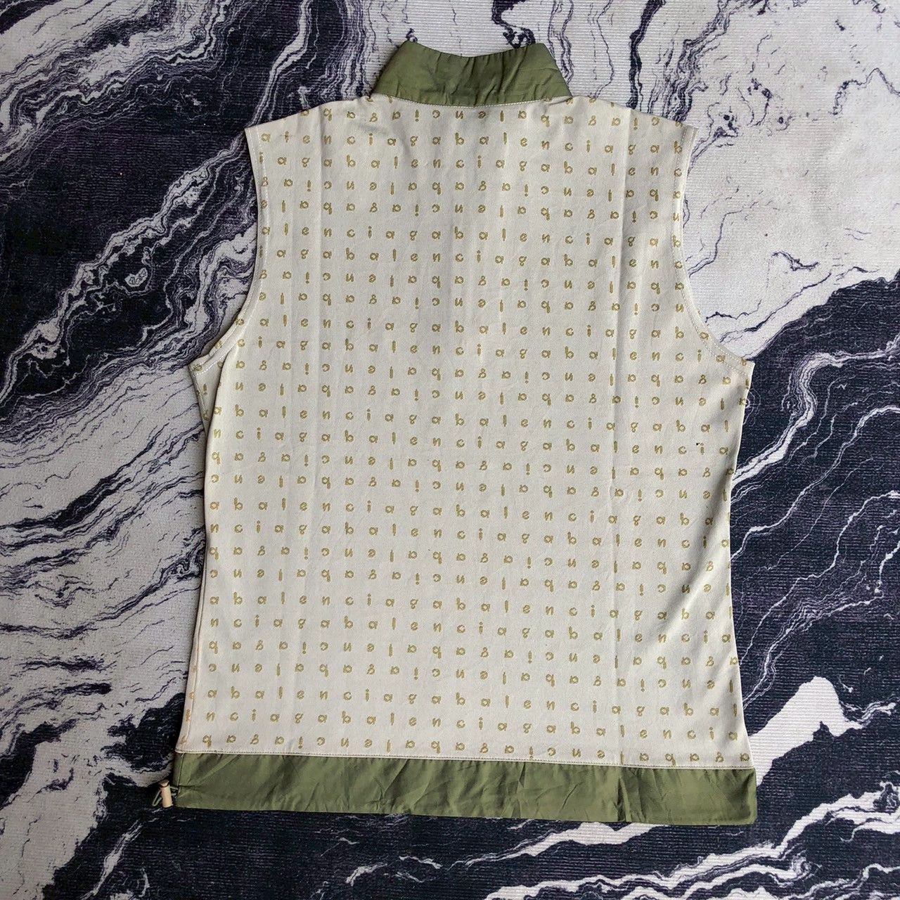 Balenciaga Balenciaga Monogram Sleeveless Zip Top Size XS / US 0-2 / IT 36-38 - 2 Thumbnail