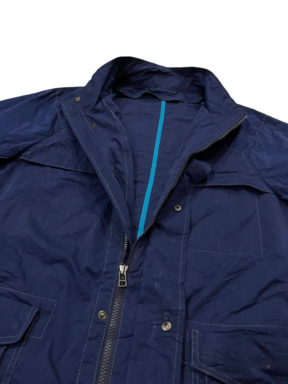 Japanese Brand Vintage Element Simple Life Blend Polyster Button Up Jacket Size US L / EU 52-54 / 3 - 7 Thumbnail