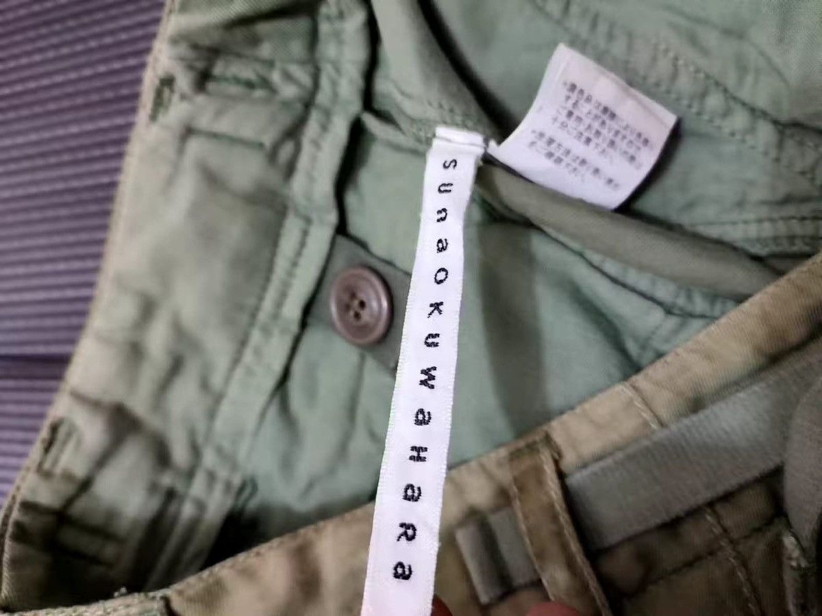 Issey Miyake Sunaokuwahara Issey Miyake Olive Cargo Short pants Size US 30 / EU 46 - 15 Thumbnail