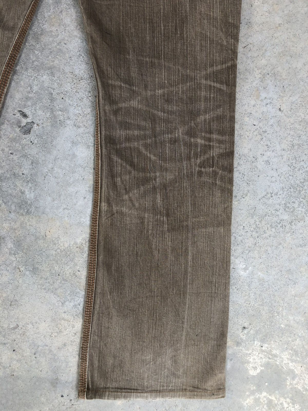 If Six Was Nine Japanese Edwin Exclusive Flared Jeans Distressed Bootcut Size US 33 - 12 Thumbnail