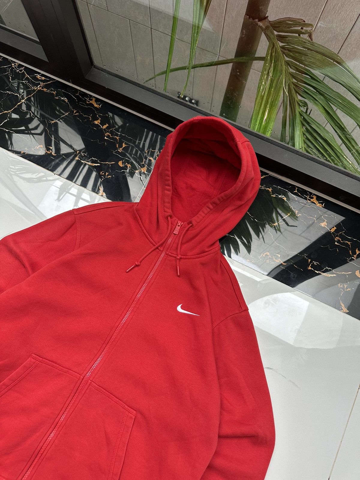 Nike × Vintage NIKE VINTAGE BASIC LOGO STREETWEAR ZIP HOODIE Size US XL / EU 56 / 4 - 4 Thumbnail