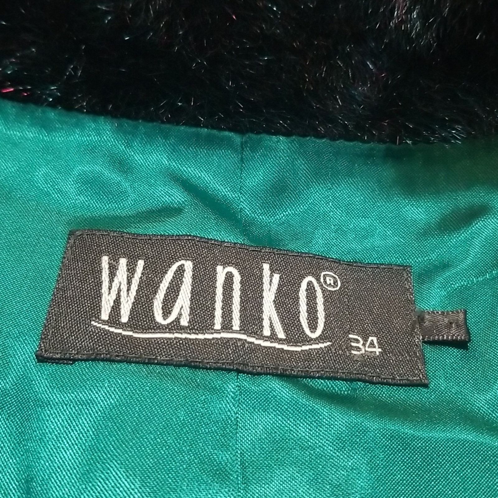 Other Wanko Dark Green Faux Fur Jacket Size S / US 4 / IT 40 - 4 Thumbnail