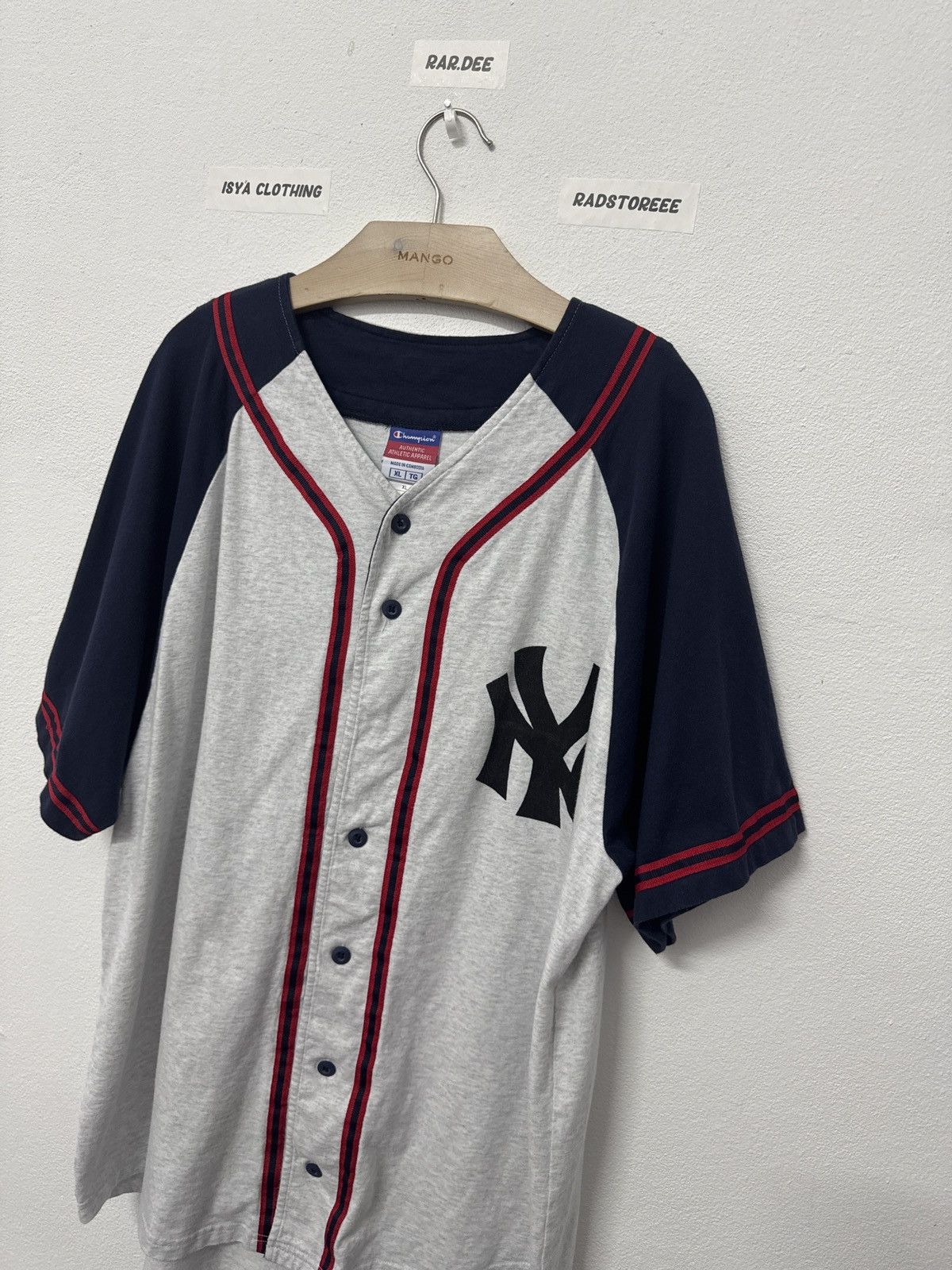 New York Yankees Champion x NY x Bettyboop Button Shirt Size US XL / EU 56 / 4 - 2 Thumbnail