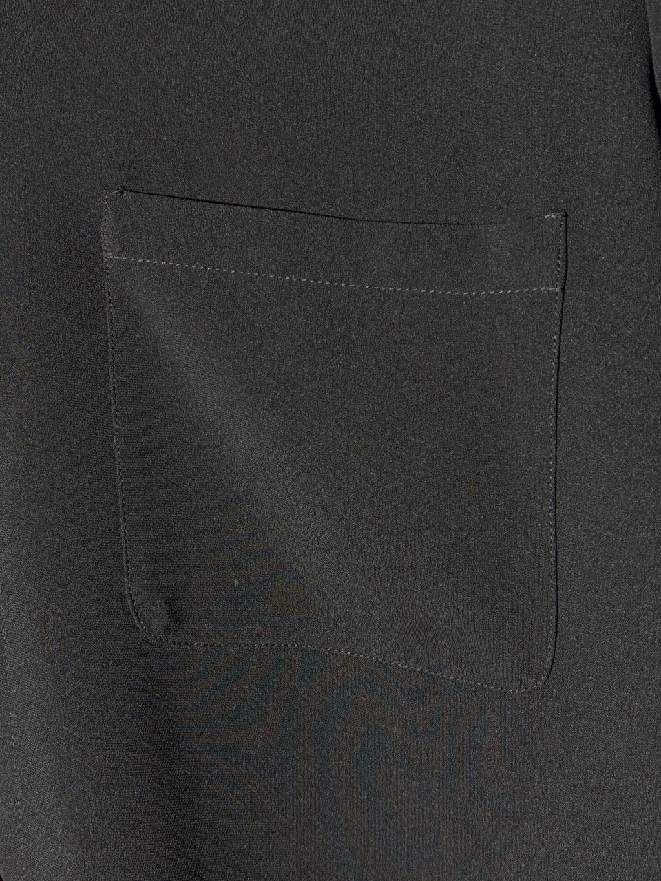 Marina Rinaldi Marina Rinaldi Triacetate Cady Tunic Shirt Black 350$ RRP Size XL / US 12-14 / IT 48-50 - 9 Thumbnail