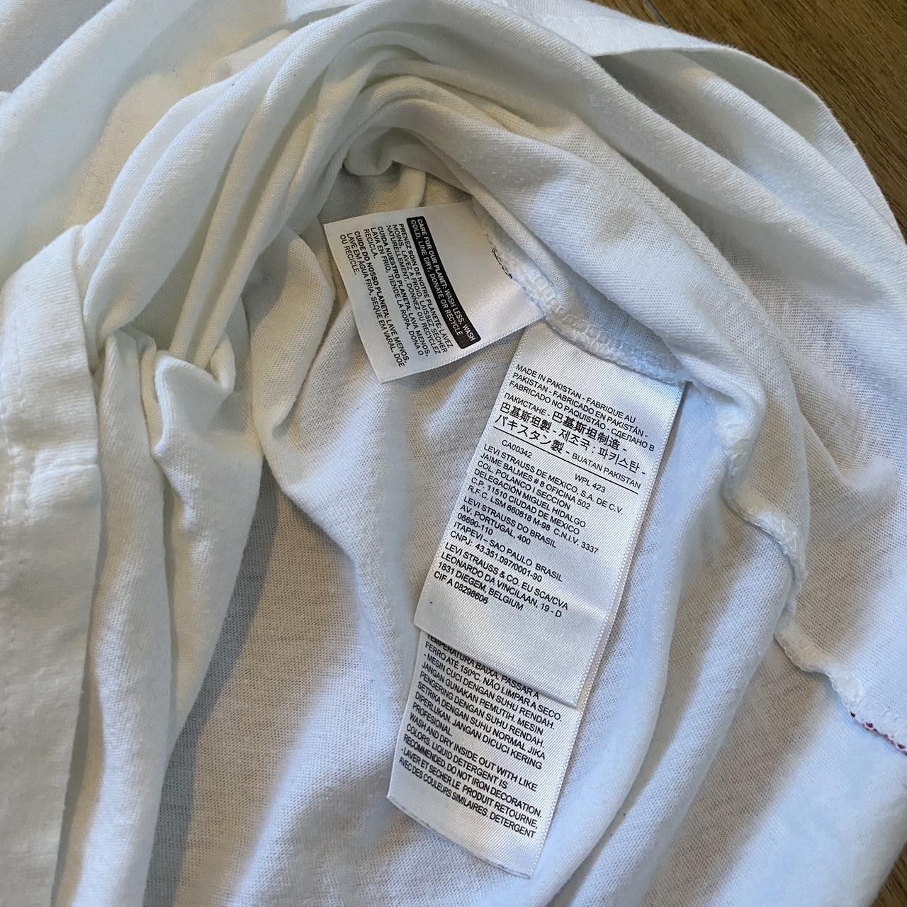 Levi's White Levi's Berlin T-shirt #Levis Size US S / EU 44-46 / 1 - 5 Thumbnail