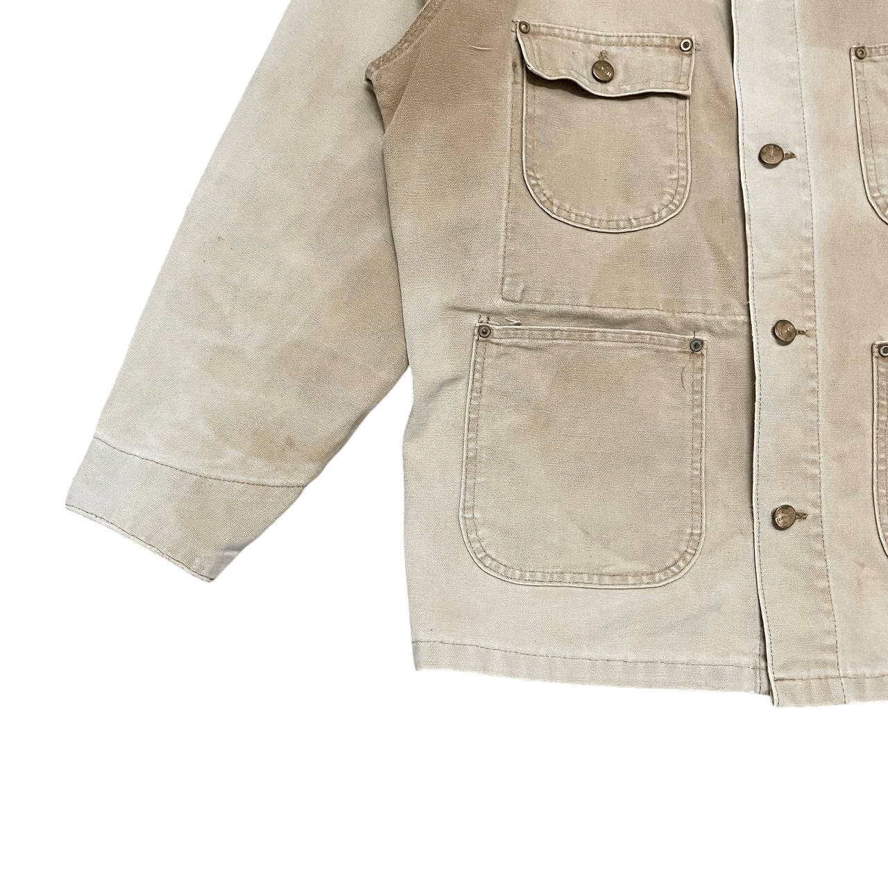 Carhartt Vintage Carhartt Chore Canvas Faded Jacket Size US M / EU 48-50 / 2 - 3 Thumbnail