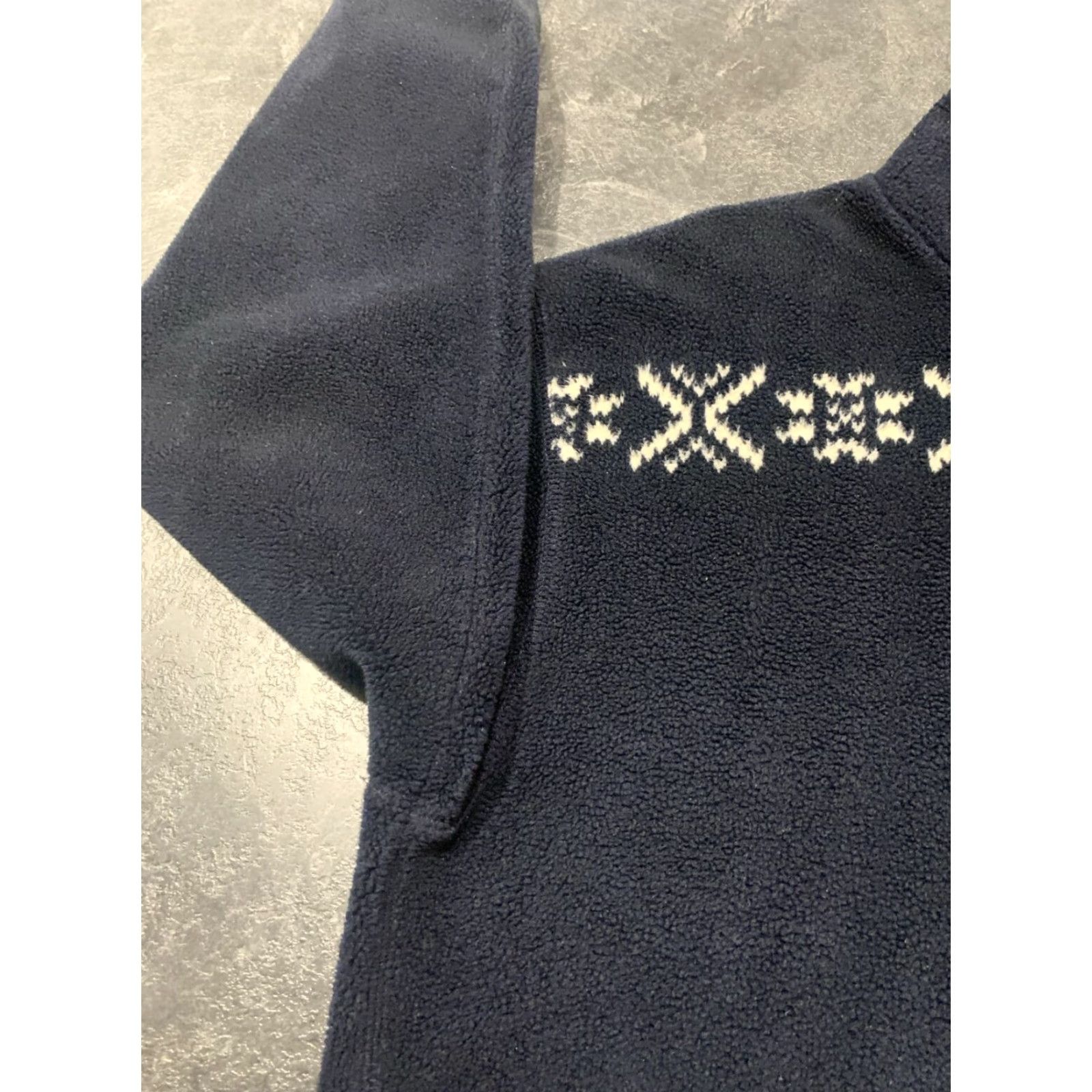 Polo Ralph Lauren VINTAGE Polo Ralph Lauren Men's Fleece Pullover Jacket L Blue Aztec Geometric Quarter Zip Sportswear USA Made Size US L / EU 52-54 / 3 - 4 Thumbnail