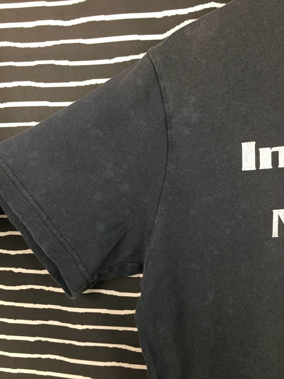 Adidas Adidas Impossible is Nothing Distressed Black Sportswear Tee Size US M / EU 48-50 / 2 - 9 Thumbnail