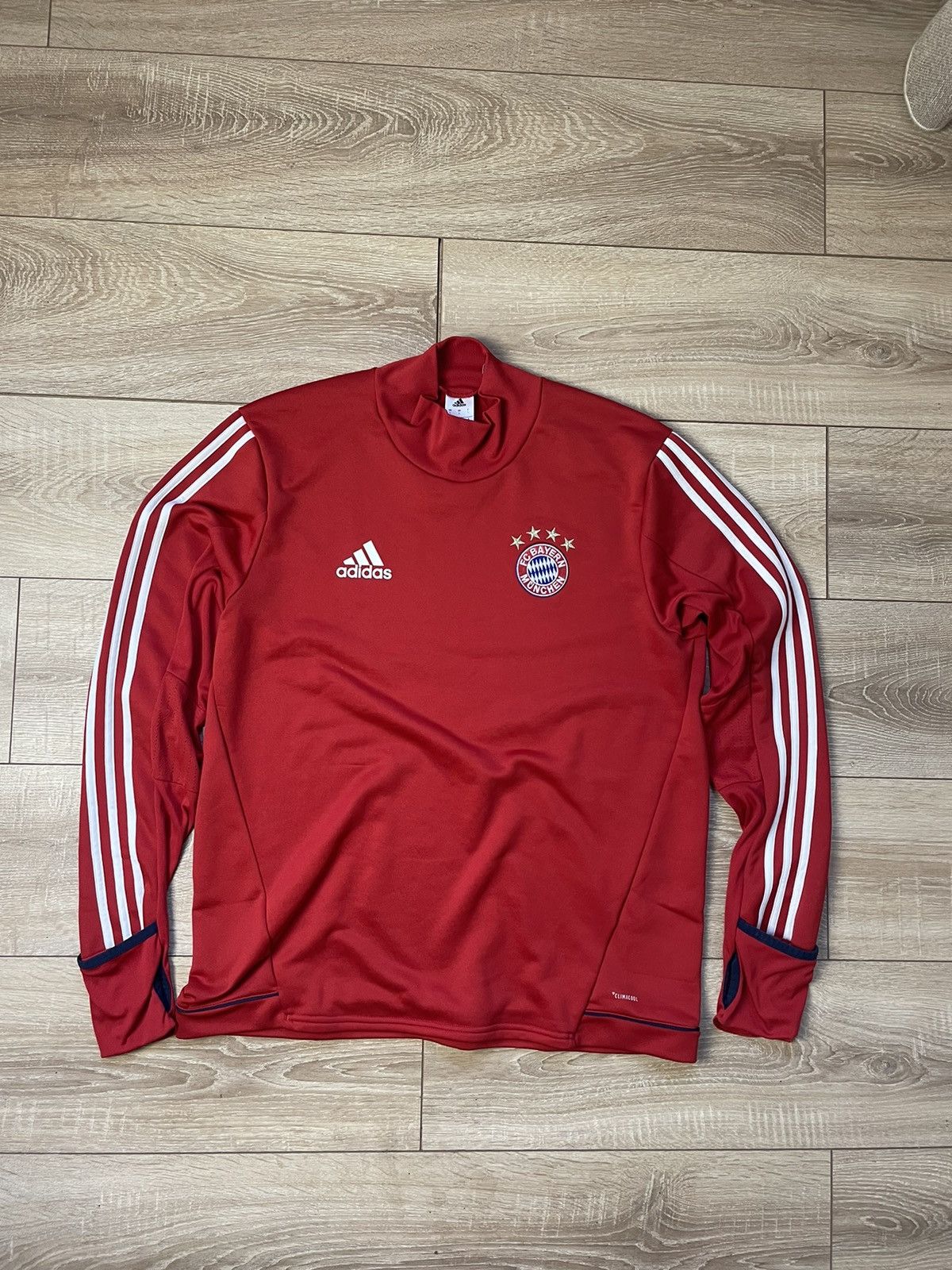 Adidas BAYERN MUNICH ADIDAS 2017/2018 FOOTBALL TRACK TOP L Mens Size US L / EU 52-54 / 3 - 1 Thumbnail