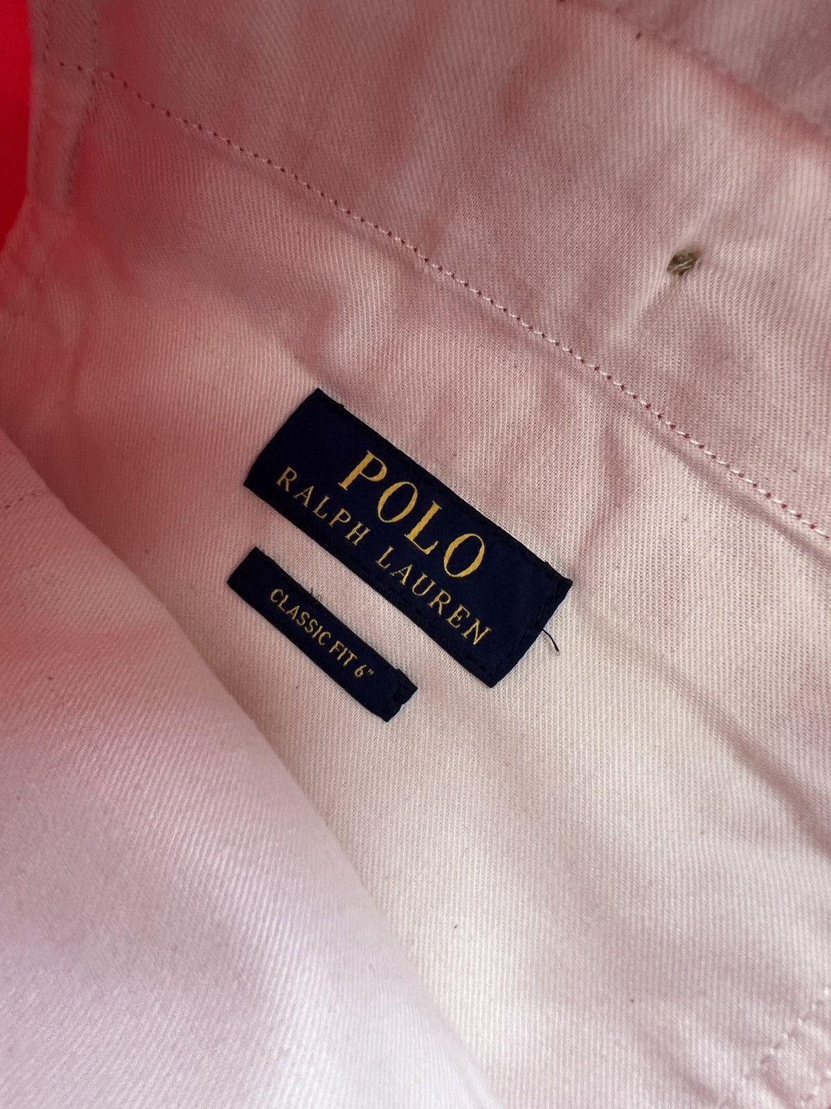 Polo Ralph Lauren Pink casual Polo Laurent cotton shorts pants oldmoney Size US 32 / EU 48 - 6 Thumbnail