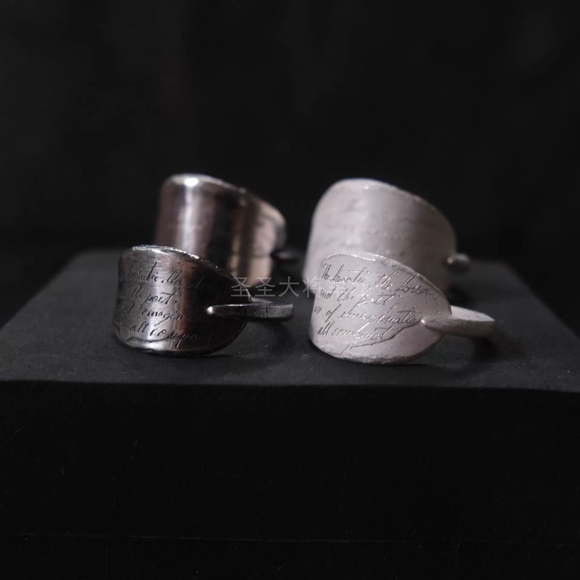 Uma Wang Detaj Uma Wang Luna Series Shakespeare/Hesse Poetry Ring Size ONE SIZE - 1 Thumbnail