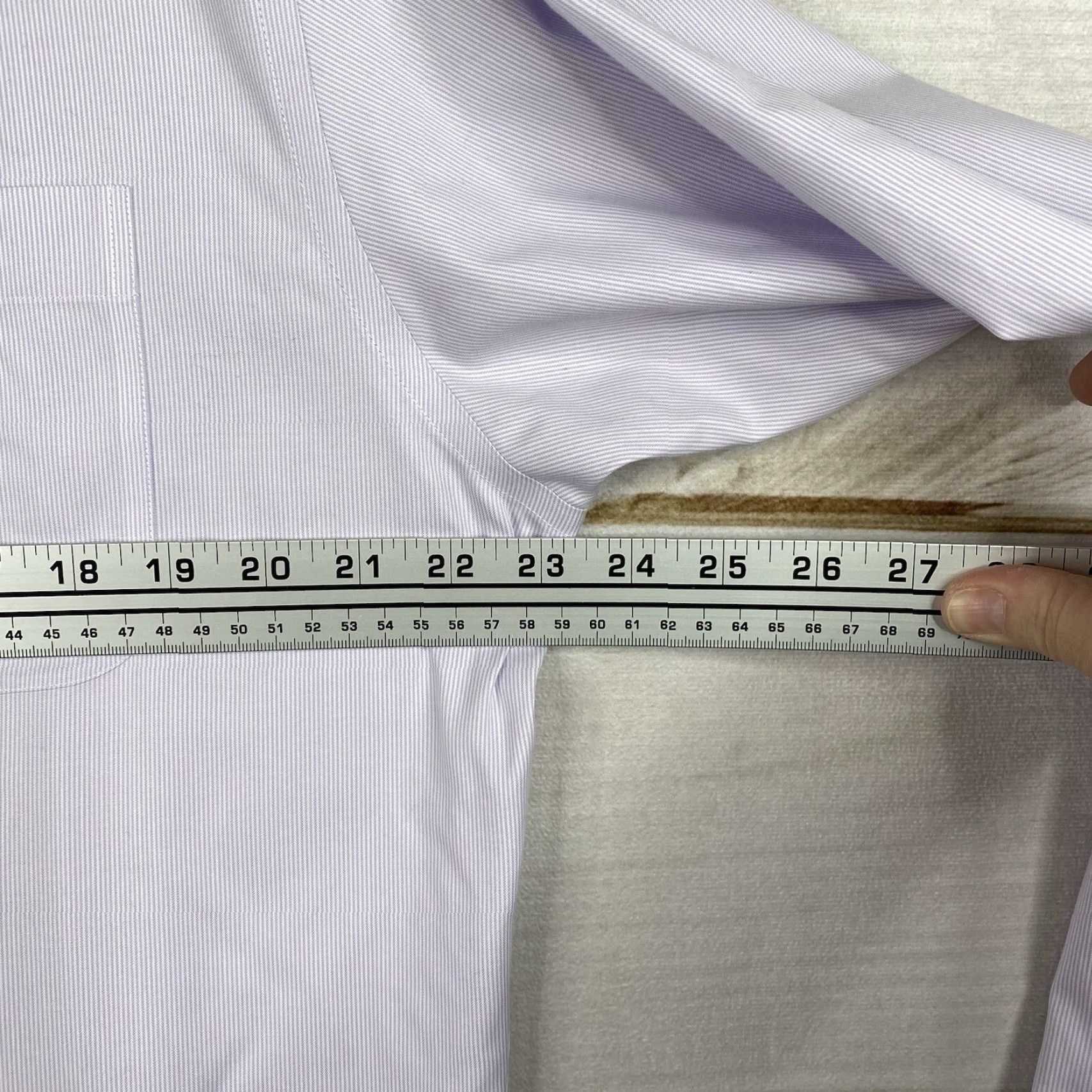 Jos. A. Bank VINTAGE Jos. A. Bank Shirt Travelers Collection Mens 16.5 36 Tailored Purple Stripe Shirt Mens 16.5 36 Purple Stripe Size US XL / EU 56 / 4 - 6 Thumbnail
