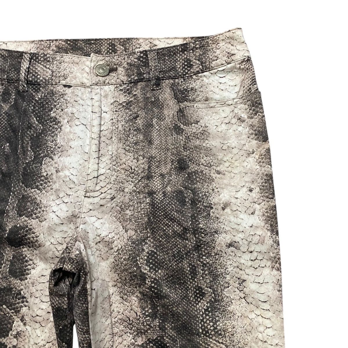 Japanese Brand Japanese Brand SPECCHIO Snake Skin Flare Pants Size 29" - 5 Thumbnail