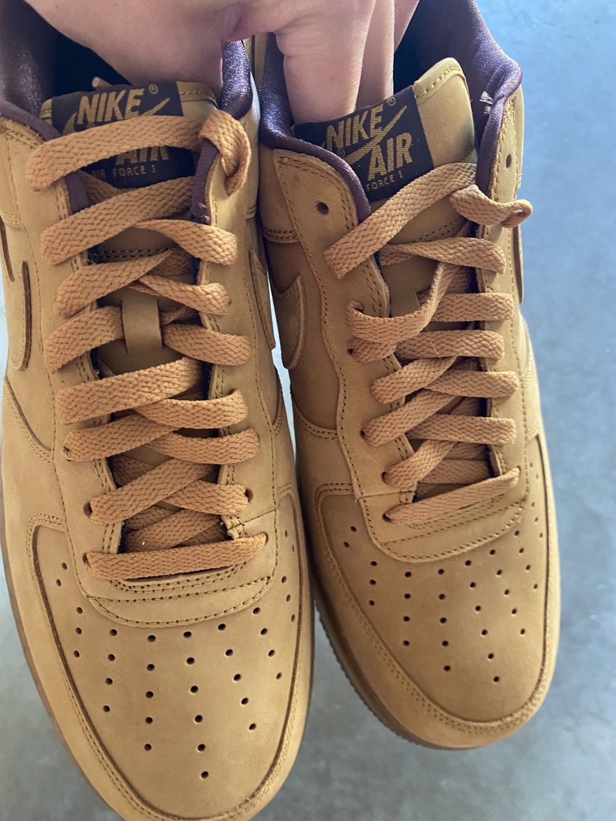 Nike Nike Air Force 1 Low What Dark Mocha Size US 12 / EU 45 - 5 Thumbnail