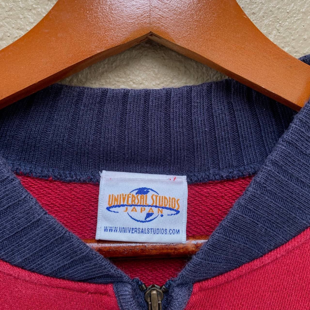 Universal Studios Vintage UNIVERSAL STUDIOS Japan Quarter Zip Sweatshirt Size US L / EU 52-54 / 3 - 5 Thumbnail
