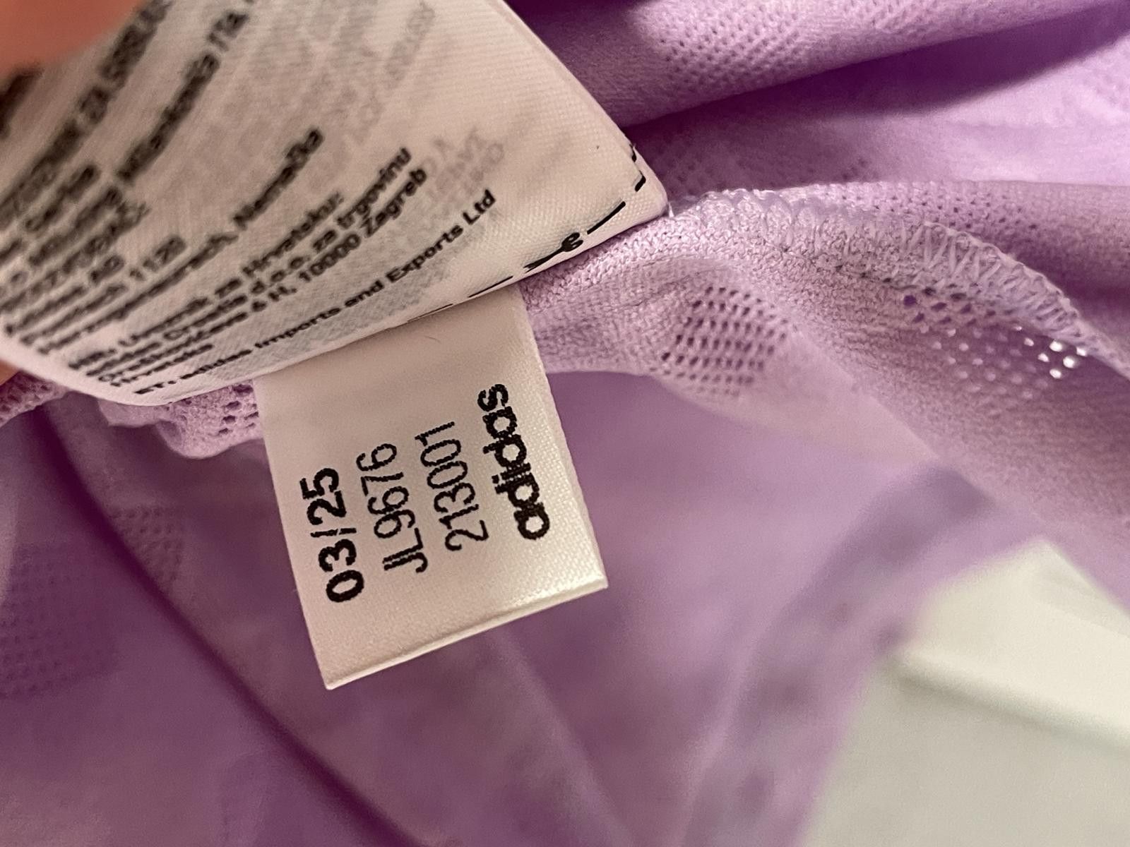 Adidas Adidas Polo Pro Purple Diamond Pattern Polo Shirt Size M Size US M / EU 48-50 / 2 - 4 Thumbnail