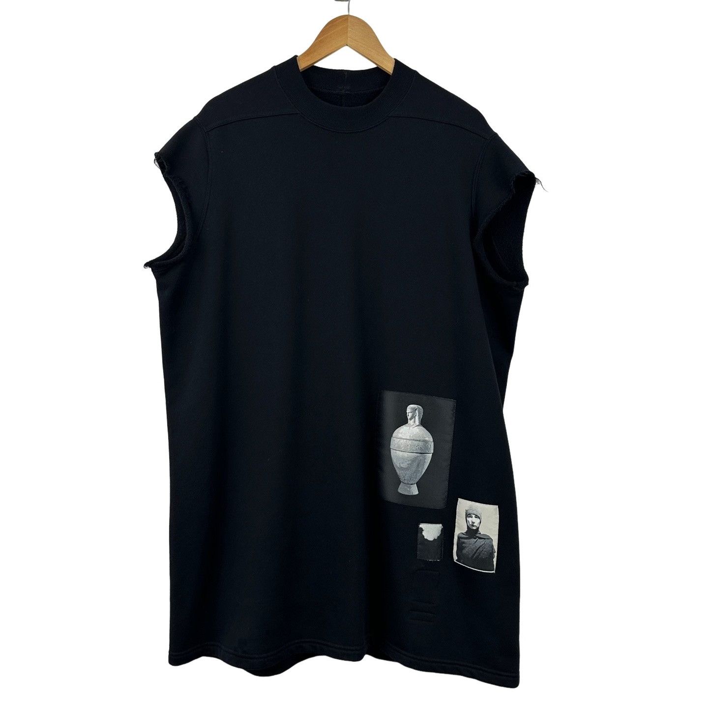 Rick Owens Rick Owens Graphic Patch Sleeveless Sweatshirt ONE SIZE Size US M / EU 48-50 / 2 - 1 Thumbnail
