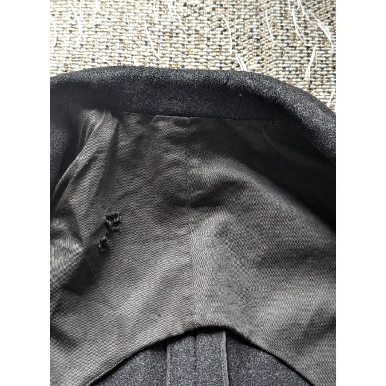 Vintage VINTAGE OVERCOAT heavy wool 40 black Men M coat Victorian 1900s Edwardian antique Size US M / EU 48-50 / 2 - 5 Thumbnail