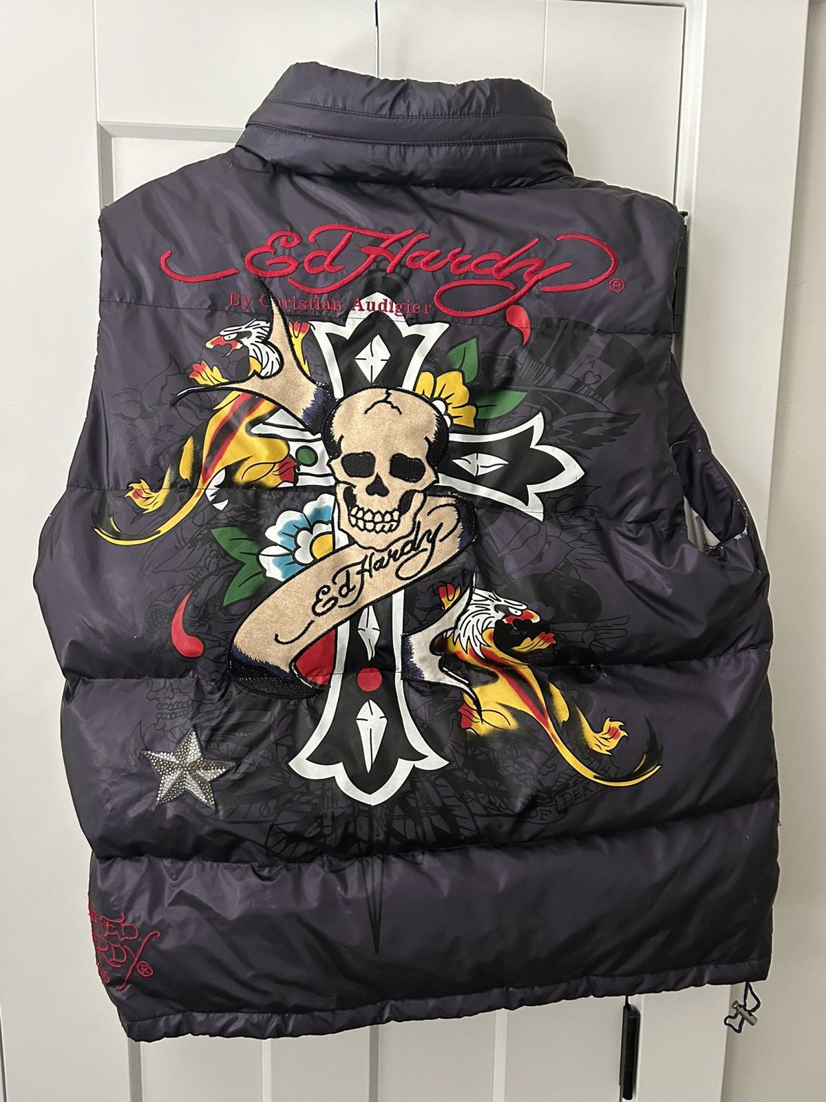 Ed Hardy × Streetwear × Vintage ED HARDY VINTAGE VEST | Grailed