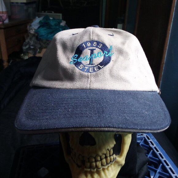 Other Deadstock Vintage Seaport Steel 1983 Strap Back Hat Capp Size ONE SIZE - 1 Thumbnail