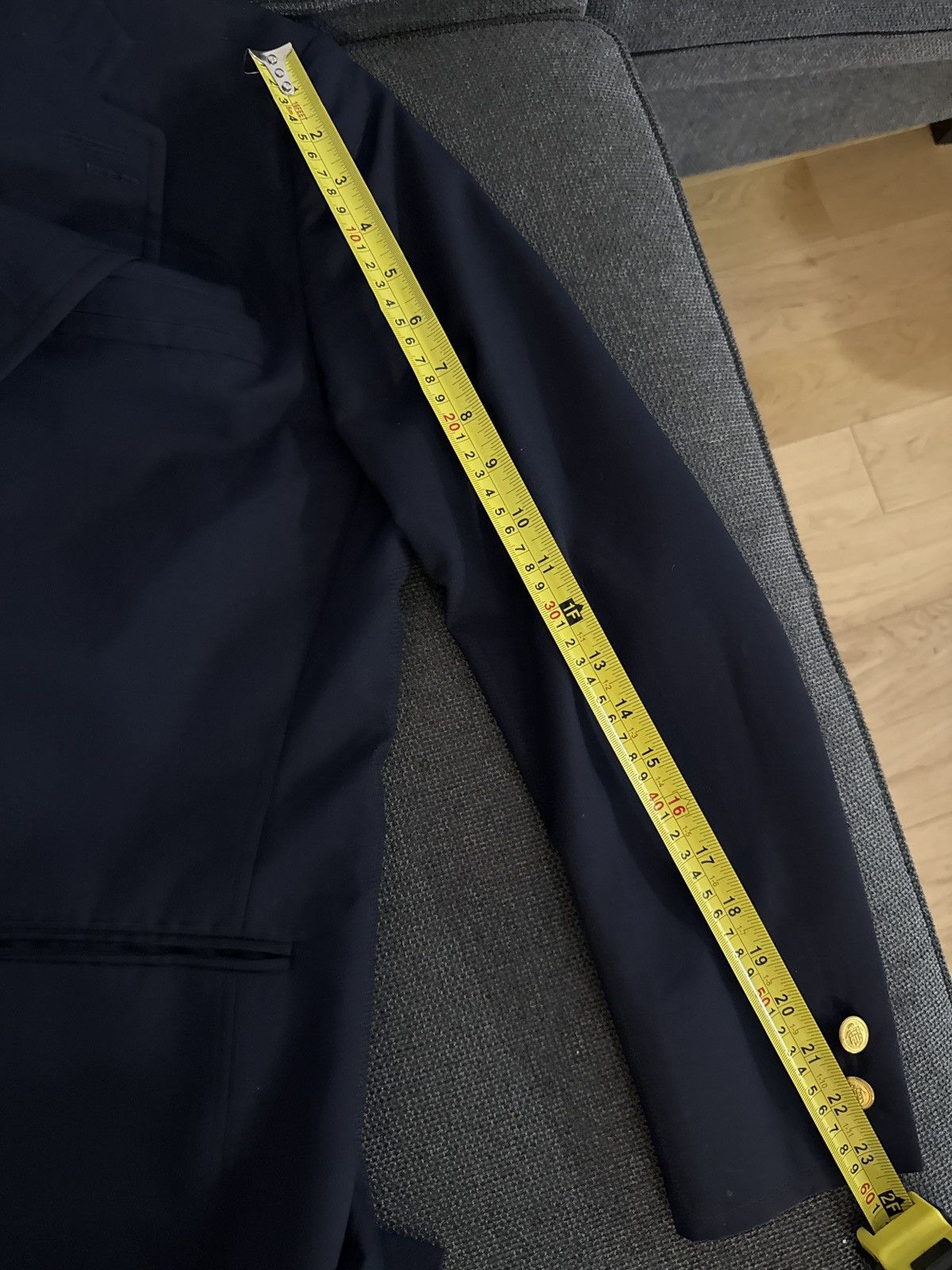 J. Press Navy Blazer Size 36R - 5 Thumbnail