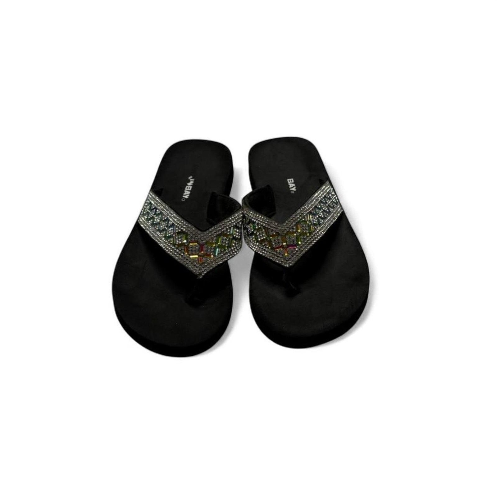 UNIONBAY Union Bay Y2K 2000s Sequin Sandals Super Comfy Size US 7 / IT 37 - 2 Thumbnail