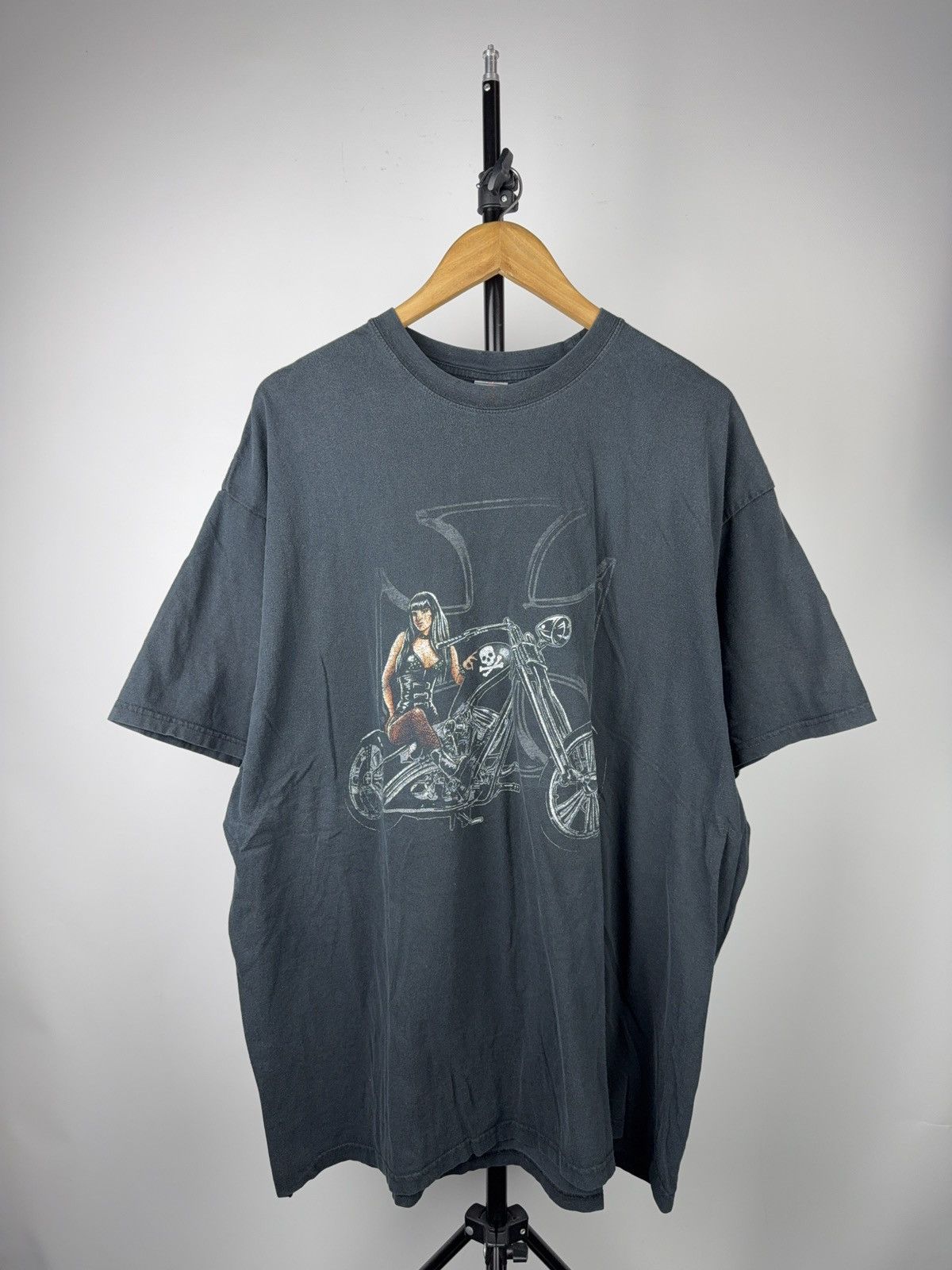 West Coast Choppers RARE 🔥90s West Coast Choppers Jerzees Biker Sexy Girl Size US XXL / EU 58 / 5 - 1 Thumbnail