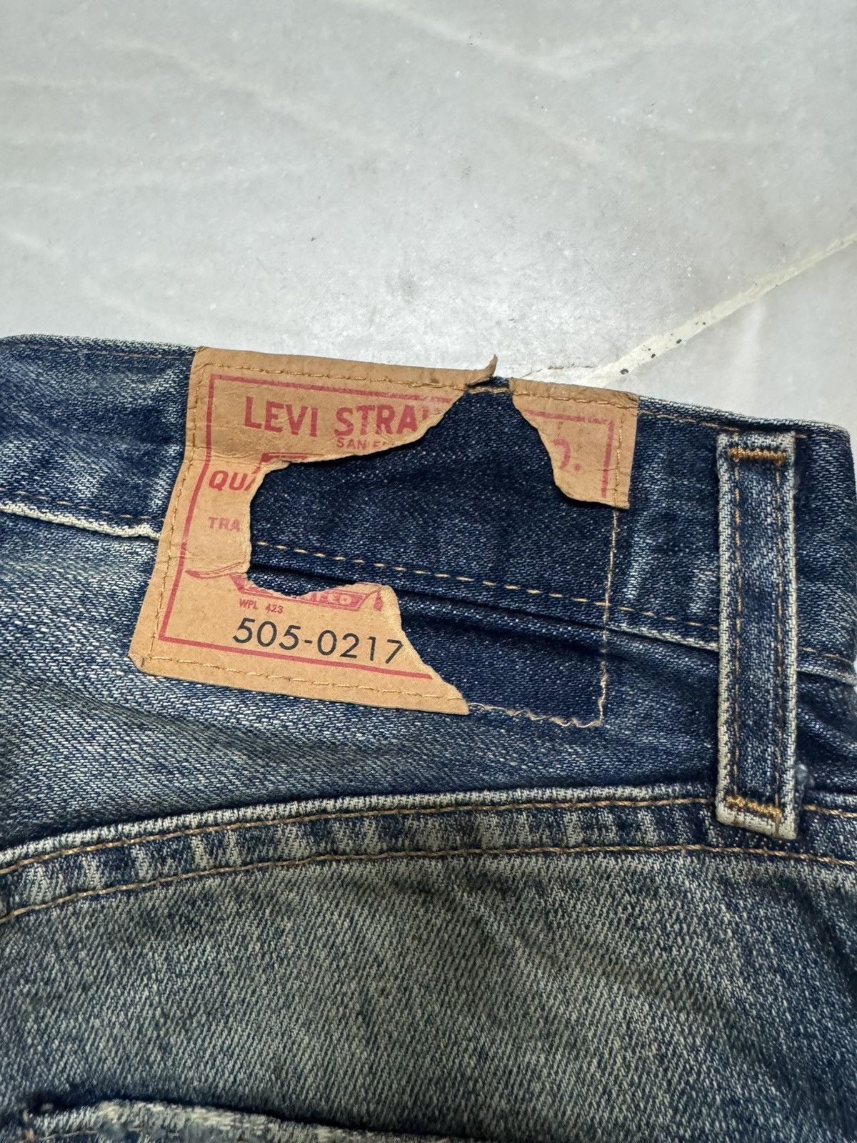 Levi's 💥RARE SELVEDGE💥LEVI'S ( LVC ) 505 BELL BOTTOM BIG E MUDWASH Size US 26 / EU 42 - 21 Thumbnail