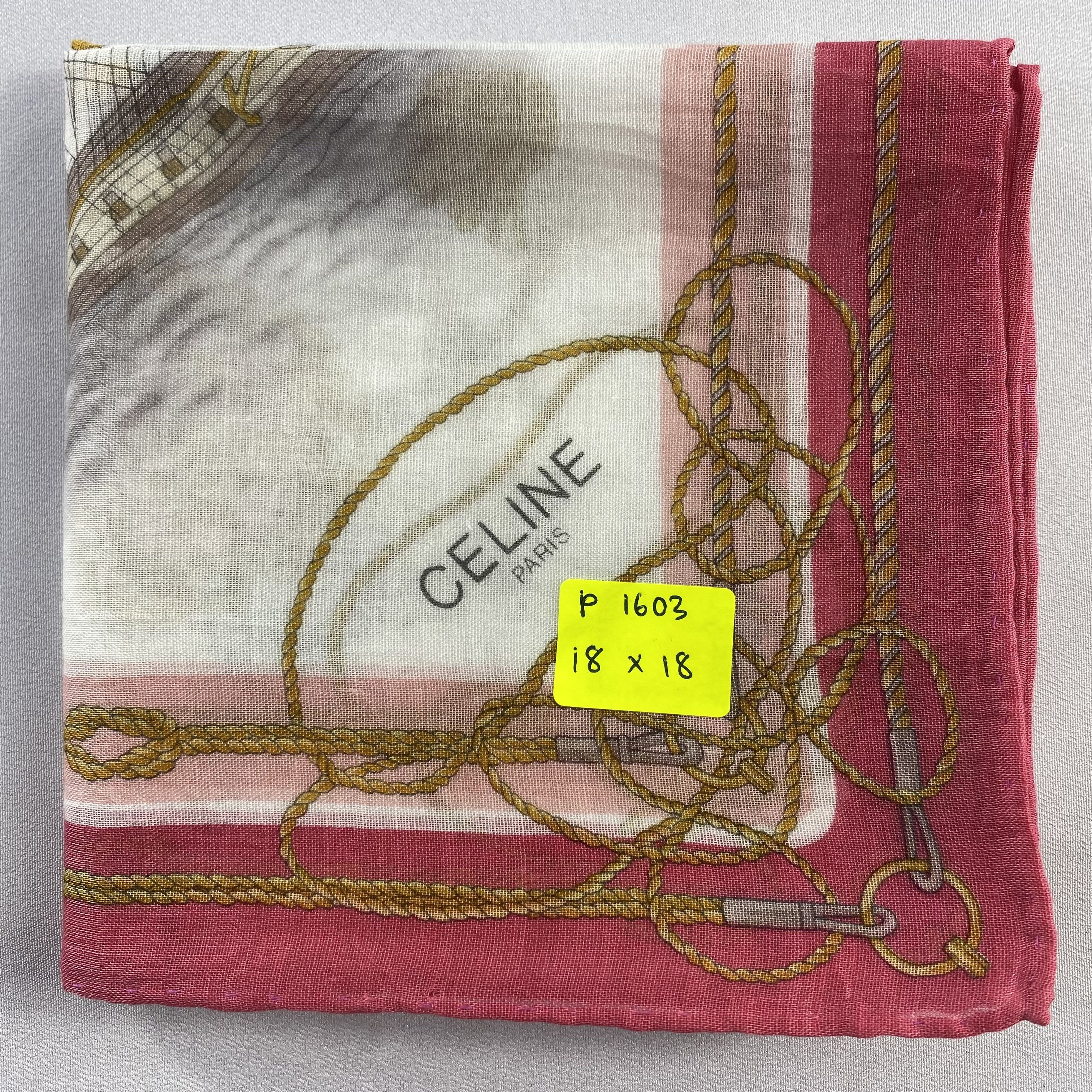Celine × Vintage Celine Handkerchief / Neckerchief / Bandana-P1603 Size ONE SIZE - 5 Thumbnail