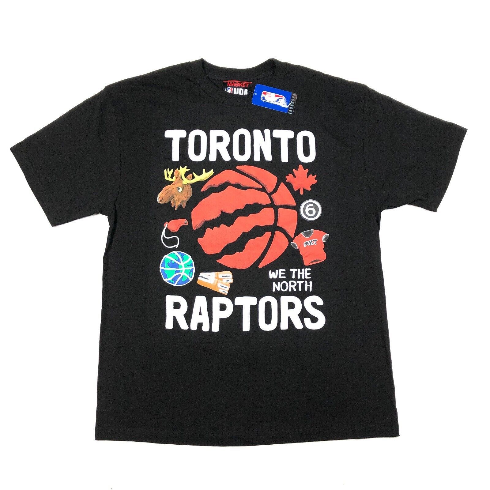 Market × NBA New Market Toronto Raptors NBA Tee T Shirt size XL B4 Size US XL / EU 56 / 4 - 1 Thumbnail