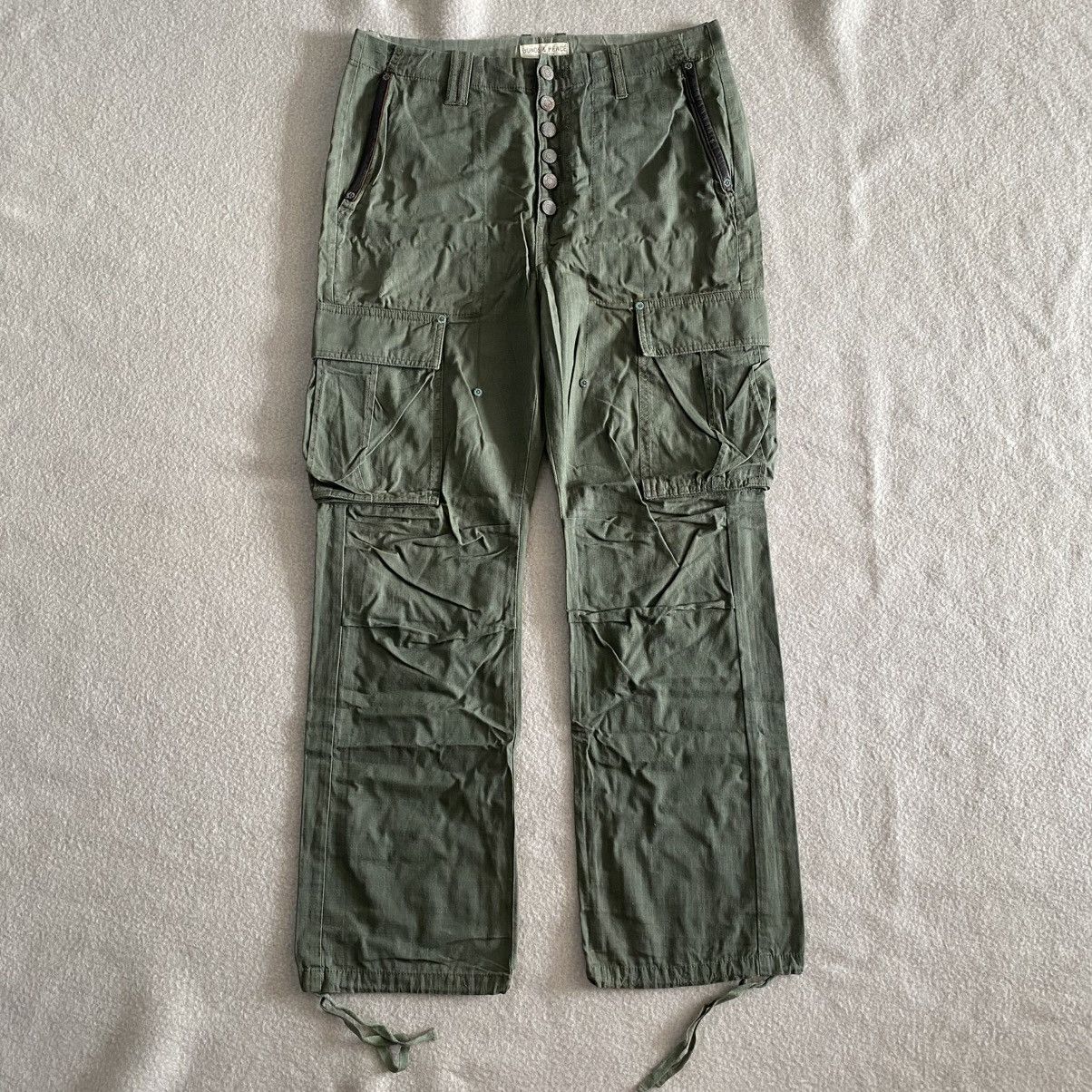 If Six Was Nine × Japanese Brand Japanese Brand Bonds&Peace Cargo Pants w32 Size US 32 / EU 48 - 1 Thumbnail