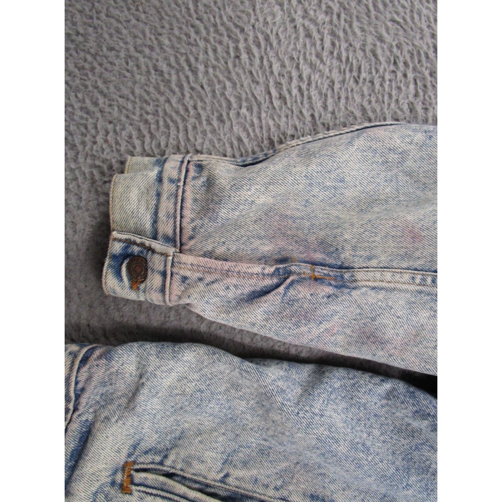 Levi's VINTAGE Levi's Trucker Jacket Men's Blue Buffalo Plaid Lined Denim USA 70417 Size US 33 - 4 Thumbnail