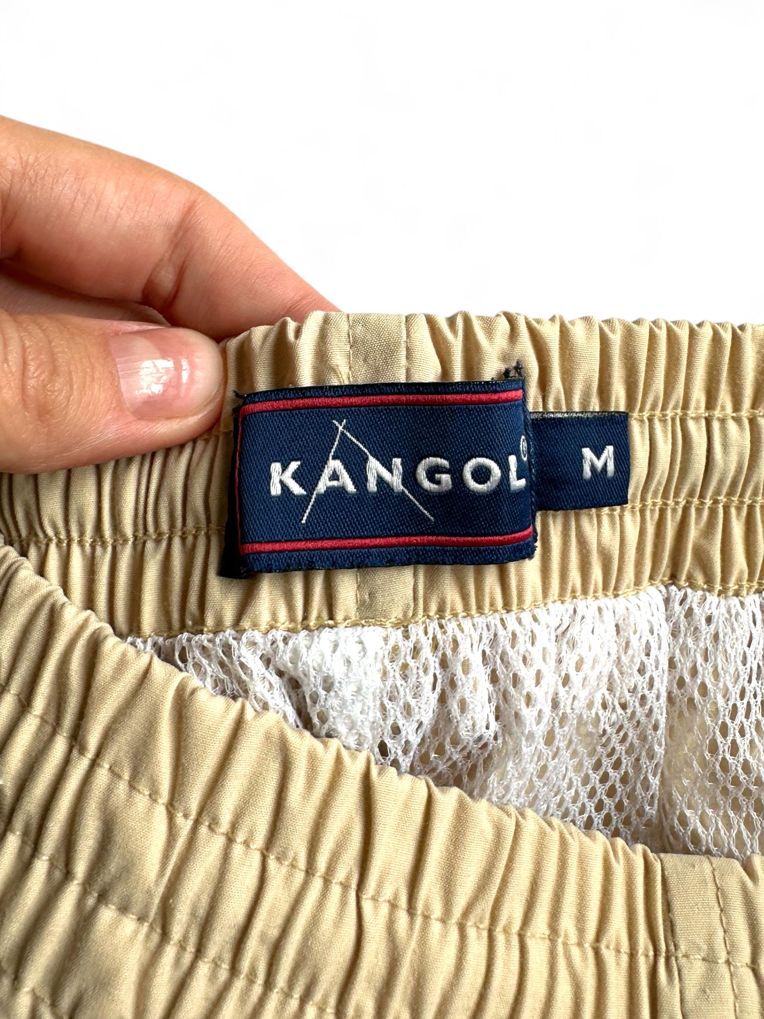 Kangol × Vintage Vintage Kangol Beige Baggy Wide Cargo Pants Size US 32 / EU 48 - 6 Thumbnail