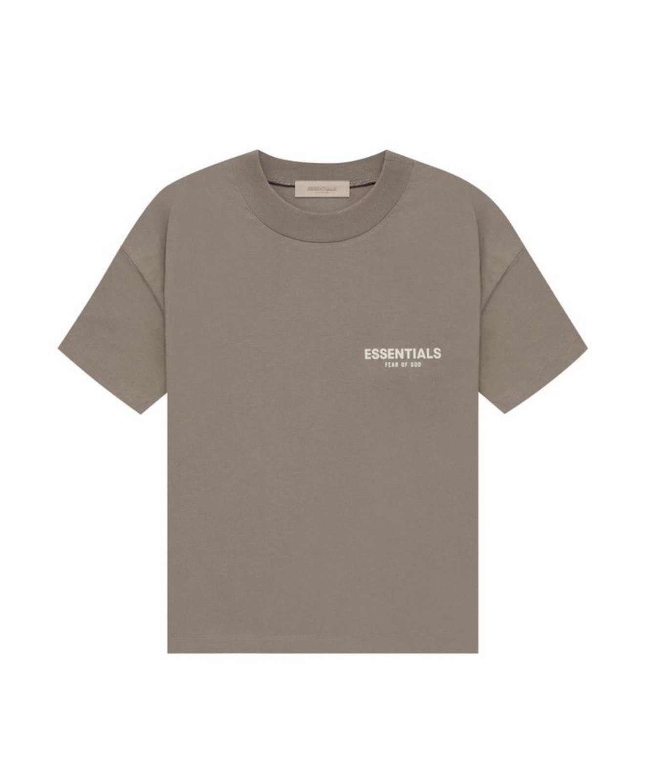 Fear of God Essentials logo t shirt TAUPE Size US L / EU 52-54 / 3 - 1 Preview