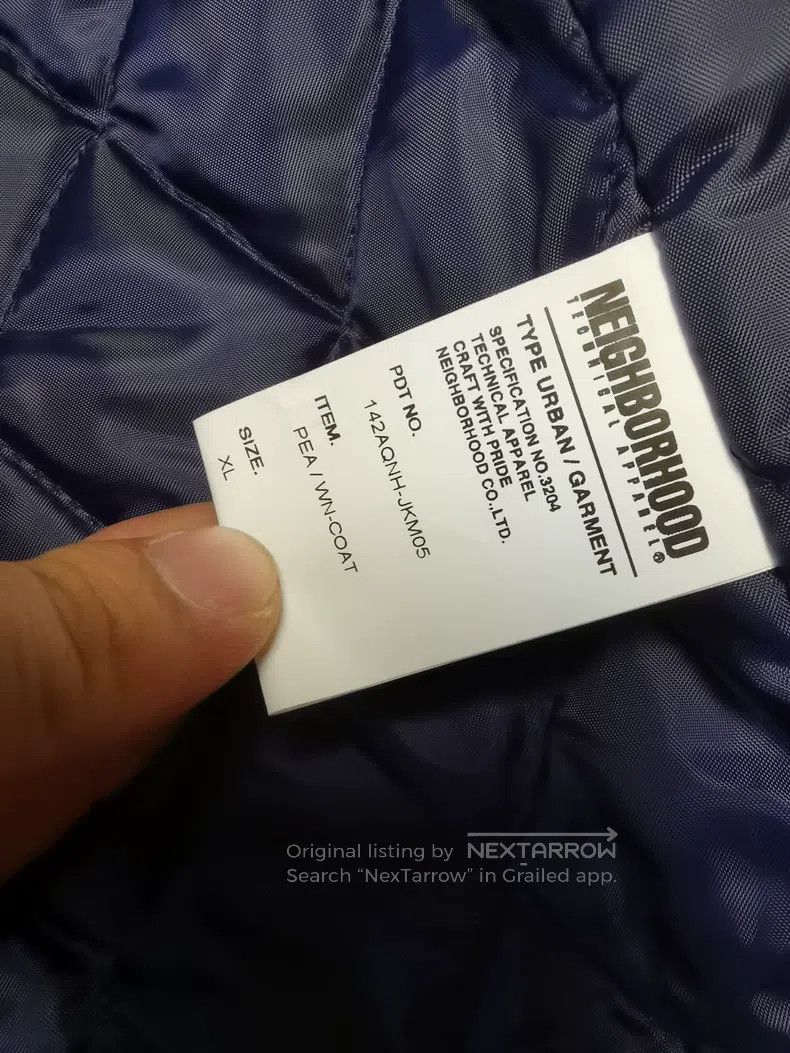 Other Neighborhood Navy wool coat Size US XL / EU 56 / 4 - 5 Thumbnail